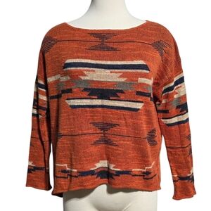 NWT VINTAGE RALPH LAUREN DENIM & SUPPLY AZTEC TOP SZ S